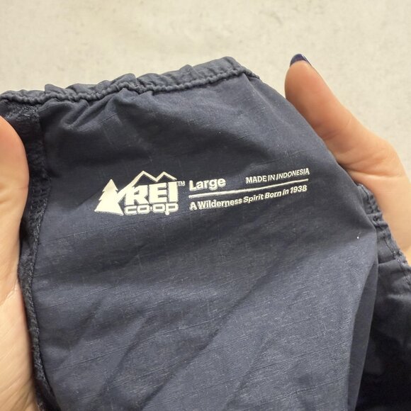 REI Co-op Shorts Womens Large Blue Nylon Hiking Running Quick Dry Trail Athletic - Picture 7 of 11
